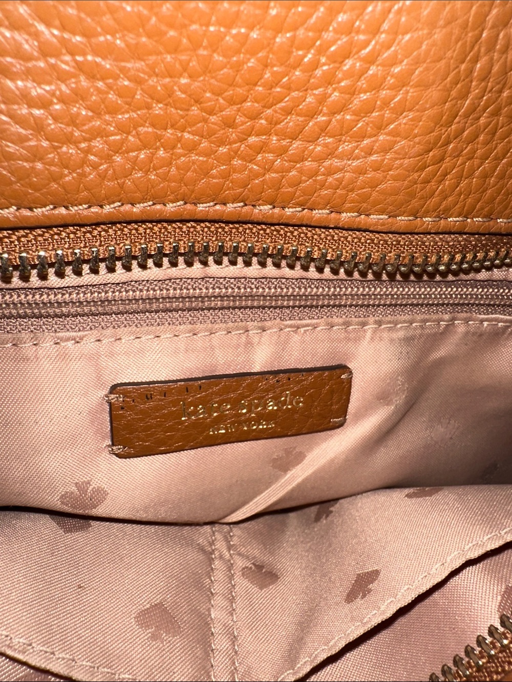 kate spade Brown Pebbled Leather Shoulder Bag - Picture 4 of 5